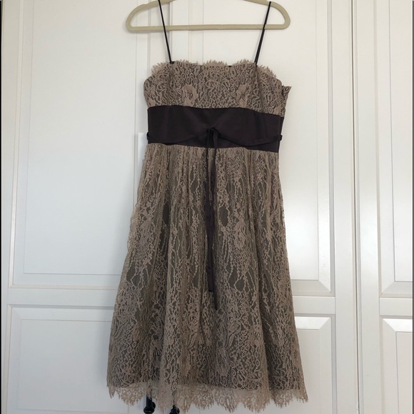 Laundry By Shelli Segal Dresses & Skirts - Brown silk dress NWT Saks Fifth Ave